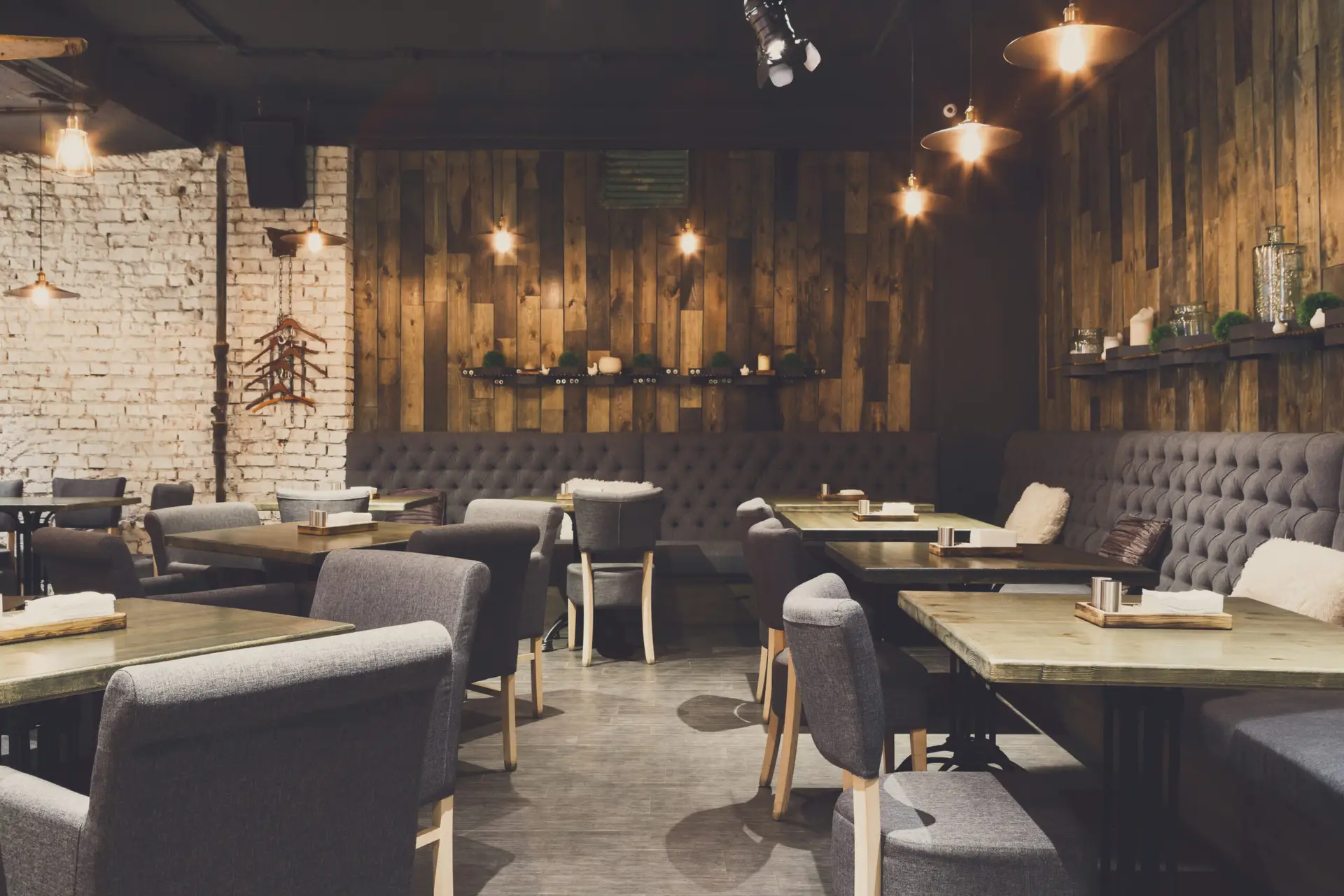 Gastraum eines Restaurants