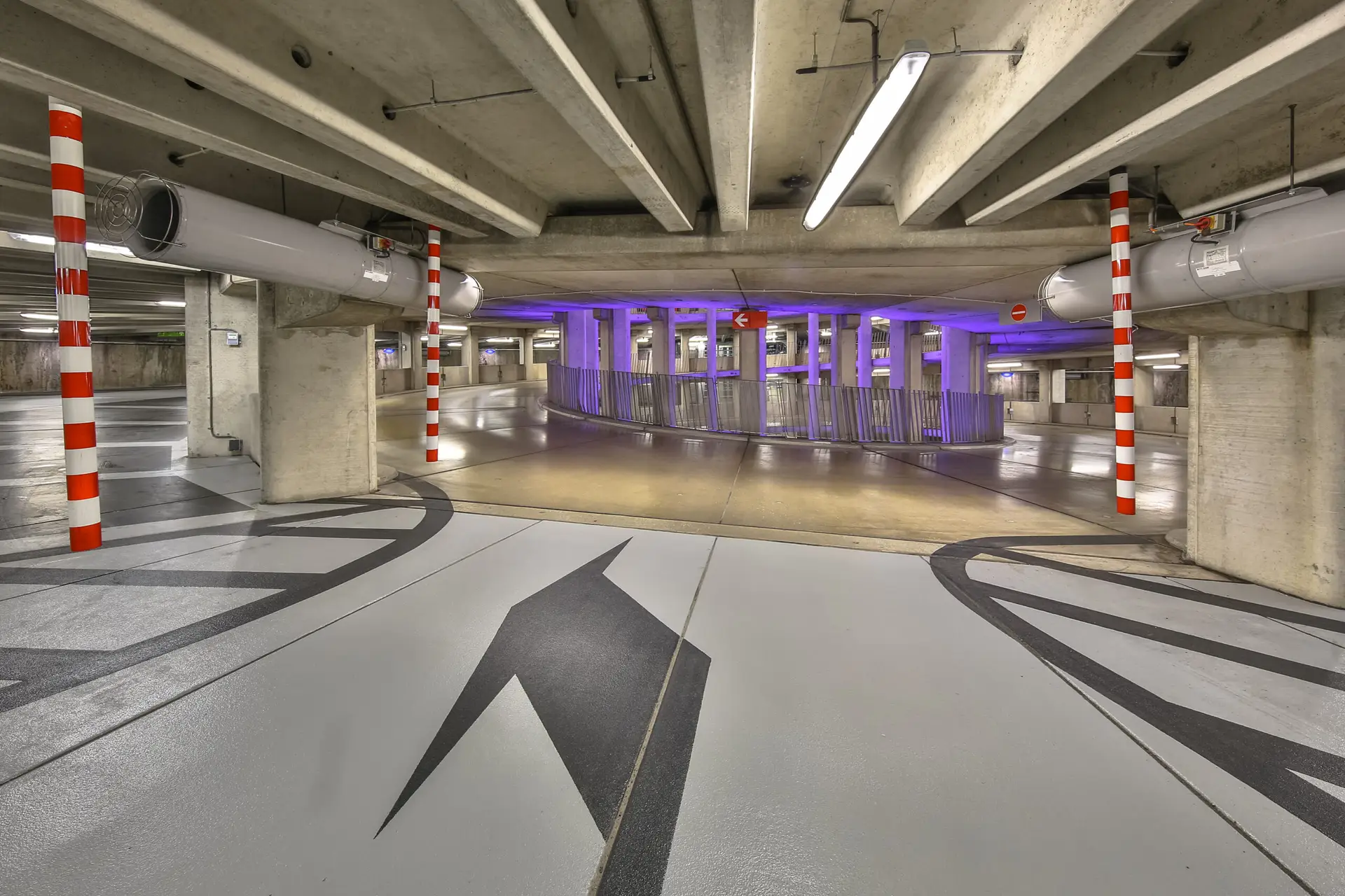Sonderreinigung einer Tiefgarage